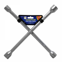 Cheie Goodyear pentru roti auto, tip cruce, capete hexagonale, metal, 17/19/21/23 mm, GY900110